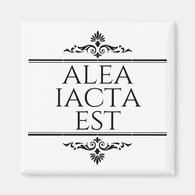 Aimant Alea Iacta Est (Devant)
