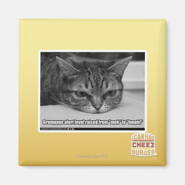 Aimant Alerte de grumpage (Devant)