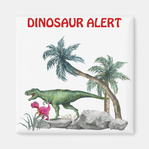 Aimant Alerte Dinosaur