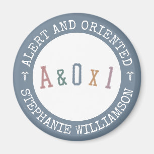 Aimant Alerte et orientation à la personne A&OX1 Infirmiè