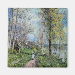 Aimant Alfred Sisley - Rives de la Seine à By