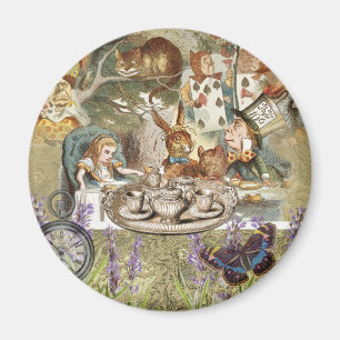 Aimant Alice Adventures in Wonderland Mad Tea Party
