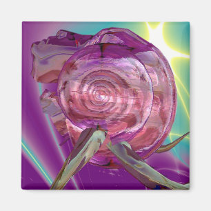 Aimant ALIEN NEREIDE /NYMPH D'EAU, ROSE SEASHELL Sci-Fi