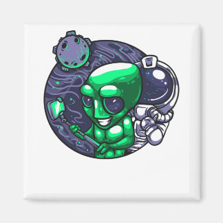 Aimant Alien Selfie Snap Pour Astronome Enseignant Ventil