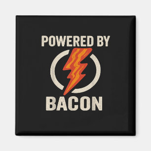 Aimant Alimenté Par Bacon Funny Viande Lover Barbecue Gri