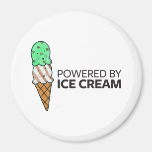 Aimant Alimenté par de la crème glacée