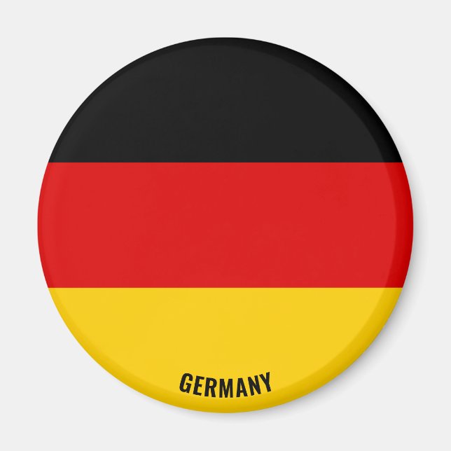 Aimant Allemagne Drapeau charmant patriotique (Devant)