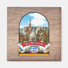Aimant Allemagne Munich Vintage