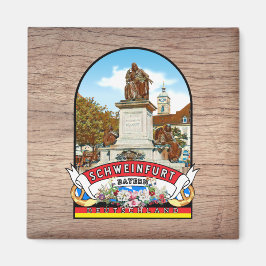 Aimant Allemagne Porcin Vintage Souvenir