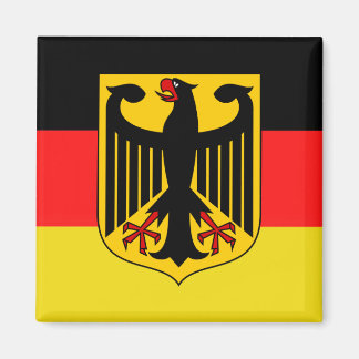 Aimant Allemand, aigle noir du drapeau allemand, Allemagn