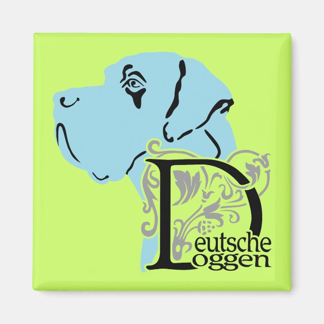 Aimant Allemand : Chien (Devant)