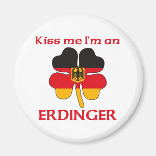 Aimant Allemands personnalisés m'embrassent que je suis