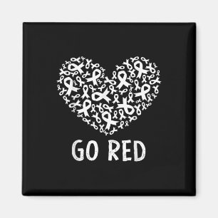 Aimant Aller Rouge Pour Femmes American Heart Disease Moi