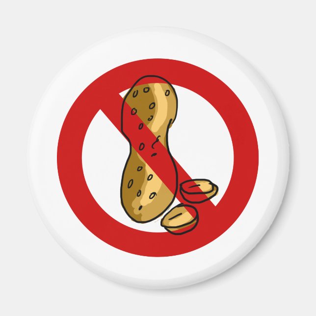 Aimant Allergie des arachides (Devant)