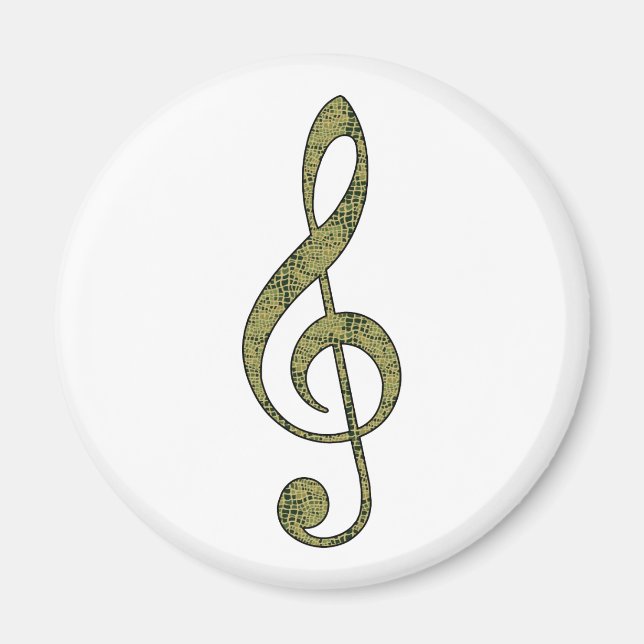 Aimant Alligator Treble Clef (Devant)