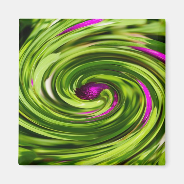 Aimant Allium Abstrait (Devant)