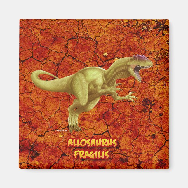 Aimant Allosaurus (Devant)