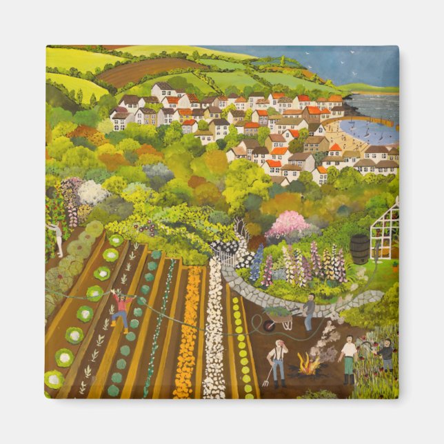 Aimant Allotissement au-dessus de Mousehole (Devant)