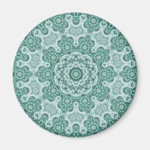 Aimant allure dans l'aimant turquoise