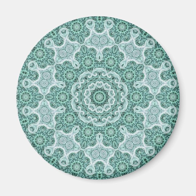 Aimant allure dans l'aimant turquoise (Devant)