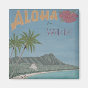 Aimant ALOHA de l'aimant WAIKIKI