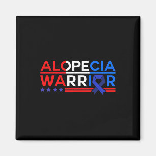 Aimant Alopecia Sensibilisation Perte de cheveux Guerrier