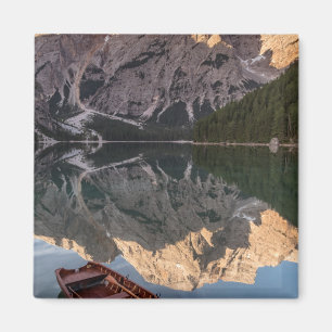 Aimant Alpes de dolomite Pragser Wildsee Tyrol,