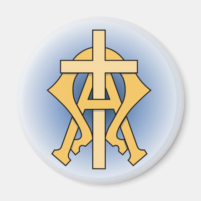 Aimant Alpha et Oméga (Devant)