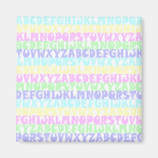 Aimant Alphabet (Devant)
