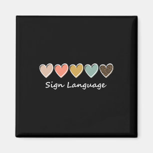 Aimant Alphabet American Asl Enseignant Sing