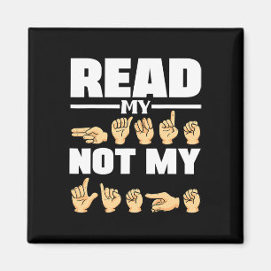 Aimant Alphabet American Sing Language Asl Citation de l'