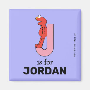 Aimant Alphabet d'Elmo J Rose