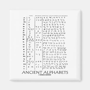 Aimant Alphabets antiques