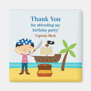 Aimant Amande de pirate Merci