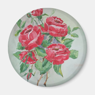 Aimant Amande de roses rouges