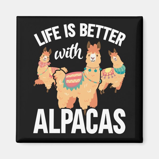 Aimant Amant amusant Alpaca (Devant)