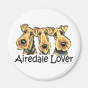 Aimant Amant d'Airedale Terrier