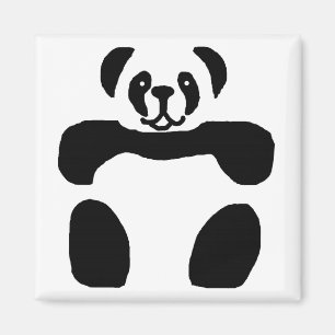 Aimant Amante de l'ours de Panda