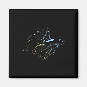 Aimant Amateur de poisson Betta Combattant Siamois Aquari