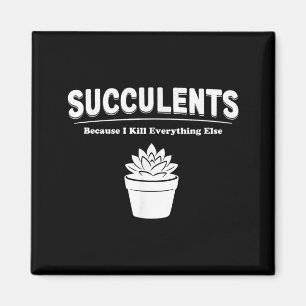 Aimant Amateurs de plantes grasses Femmes Mère de plante 