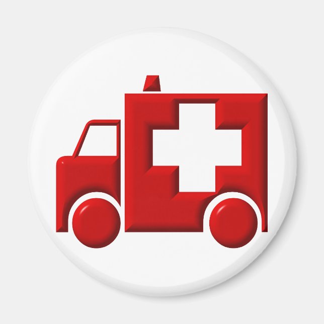 Aimant Ambulance / TEM (Devant)