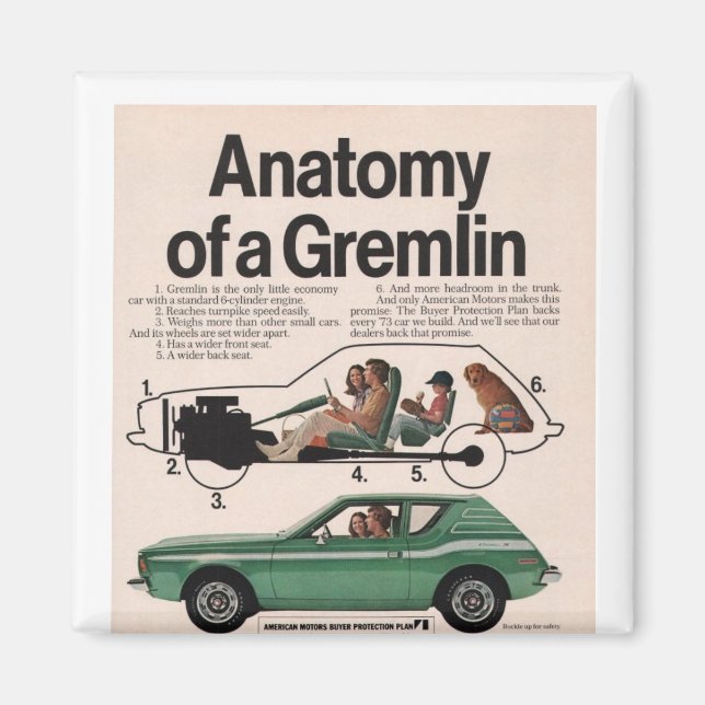 Aimant AMC Gremlin (Devant)