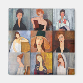 Aimant Amedeo Modigliani - Collage de chefs-d'oeuvre