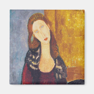 Aimant Amedeo Modigliani - Portrait Jeanne Hebuterne #2