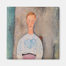 Aimant Amedeo Modigliani - Une fille avec une blouse Polk