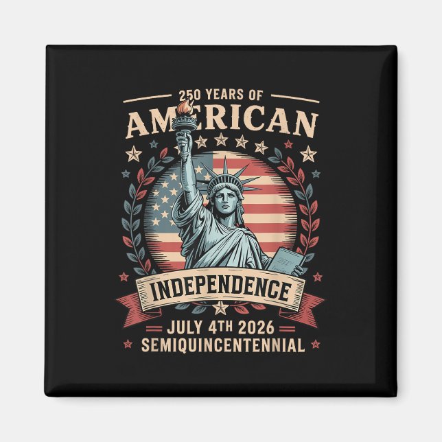 Aimant America 250th Anniversary 250 Years America  (Devant)