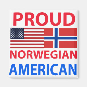 Aimant Américain norvégien fier