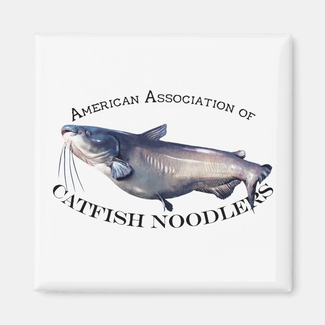 Aimant American Association of Catfish Noodlers (Devant)
