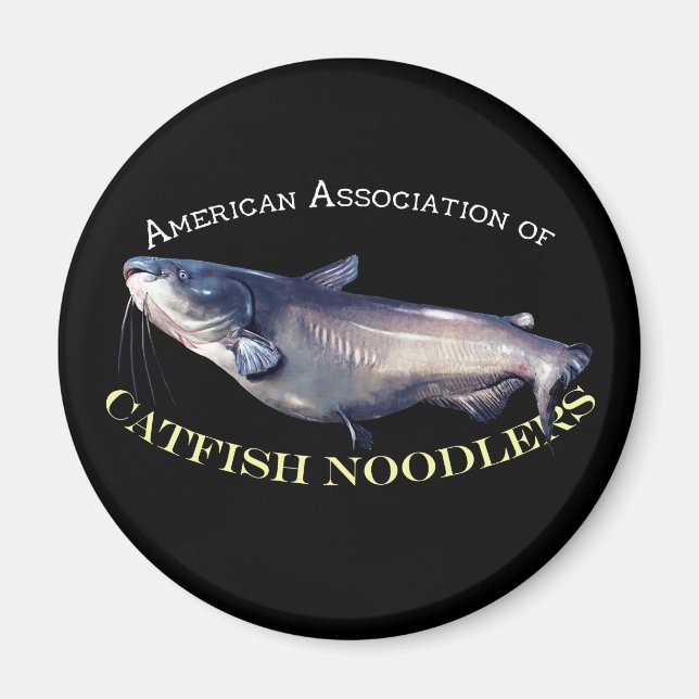 Aimant American Association of Catfish Noodlers (Devant)