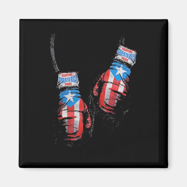 Aimant American Flag Boxing Usa Gants Salle De Sport Boxe (Devant)